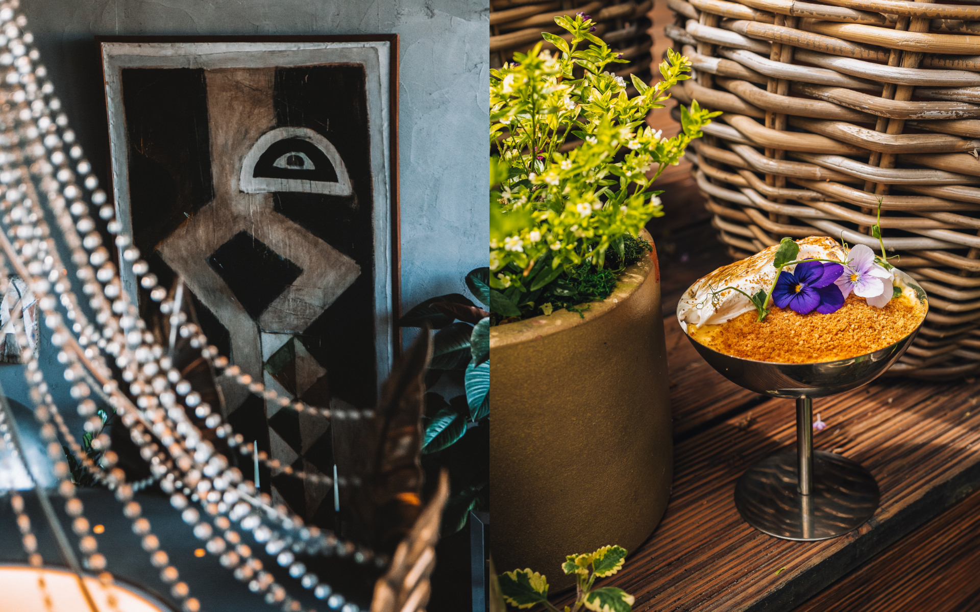 Grafika restauracji przedstawiająca kuchnię oraz restauracje.
